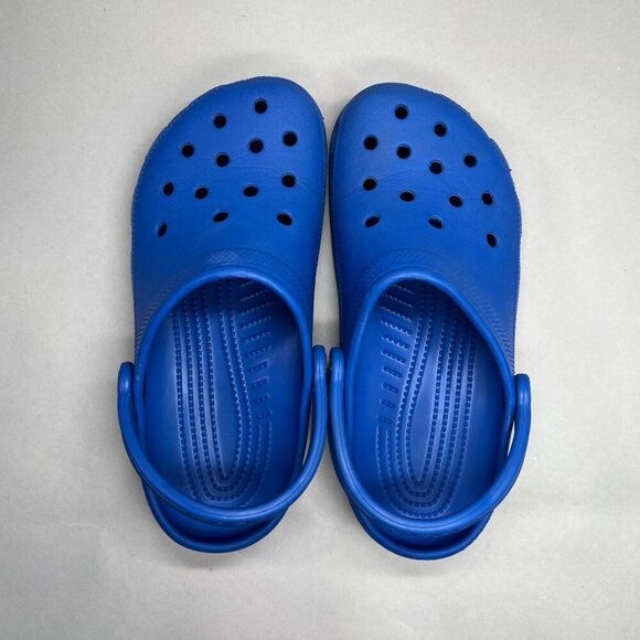 Crocs Classic Clogs Women's 6 Blue Outdoor Activewear Athletic Recovery Sandals - Picture 8 of 11